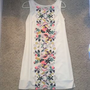 Cream Shift Dress